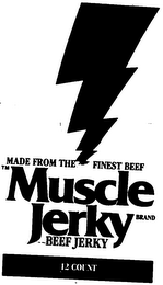 MADE FROM THE FINEST BEEF MUSCLE JERKY BEEF JERKY 12 COUNT