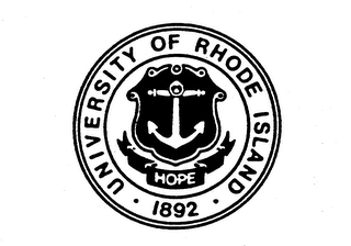 UNIVERSITY OF RHODE ISLAND-1892-HOPE