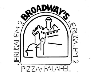 BROADWAY'S JERUSALEM 2 PIZZA-FALAFEL