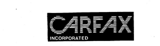 CARFAX INCORPORATED trademark
