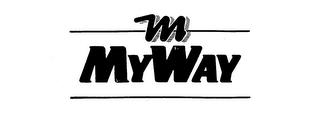 M MYWAY trademark