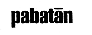PABATAN trademark