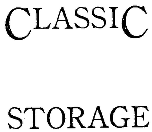 CLASSIC STORAGE trademark