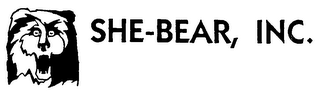 SHE-BEAR, INC. trademark
