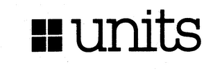 UNITS trademark