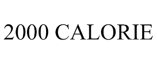 2000 CALORIE trademark
