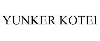 YUNKER KOTEI trademark