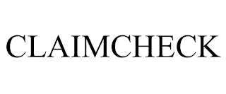 CLAIMCHECK trademark