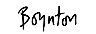 BOYNTON trademark