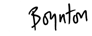 BOYNTON trademark