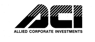 ACI ALLIED CORPORATE INVESTMENTS trademark