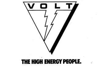 VOLT THE HIGH ENERGY PEOPLE. trademark