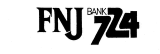 FNJ BANK 724 trademark