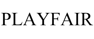 PLAYFAIR trademark