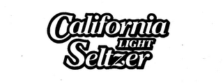 CALIFORNIA LIGHT SELTZER trademark