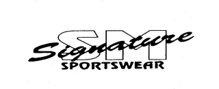 SM SIGNATURE SPORTSWEAR trademark