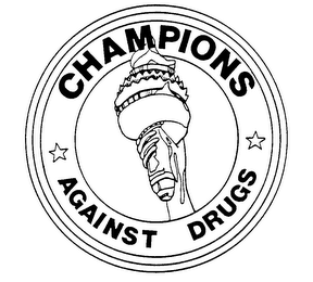 CHAMPIONS AGAINST DRUGS trademark