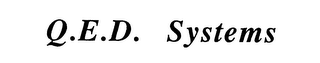 Q.E.D. SYSTEMS trademark