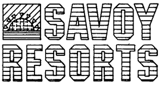 SAVOY RESORTS trademark