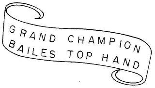 GRAND CHAMPION BAILES TOP HAND