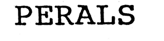 PERALS trademark