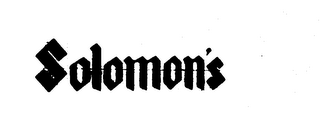 SOLOMON'S