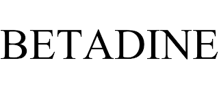 BETADINE trademark