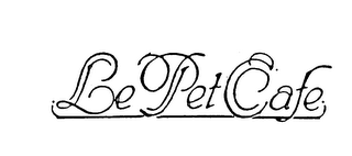 LE PET CAFE trademark