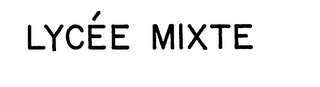 LYCEE MIXTE trademark
