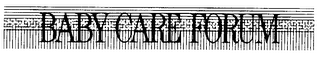 BABY CARE FORUM trademark