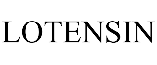 LOTENSIN trademark
