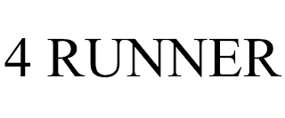 4 RUNNER trademark