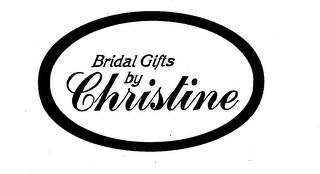 BRIDAL GIFTS BY CHRISTINE