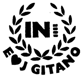 IN E J GITANO trademark