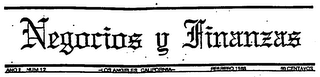 NEGOCIOS Y FINANZAS