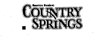 MOUNTAIN MEADOWS COUNTRY SPRINGS