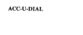 ACC-U-DIAL trademark
