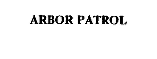 ARBOR PATROL trademark