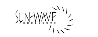 SUN-WAVE PROCESSORS trademark