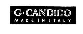 G. CANDIDO MADE IN ITALY