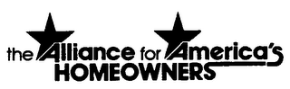 THE ALLIANCE FOR AMERICA'S HOMEOWNERS