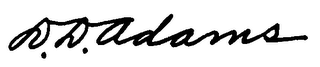 D.D. ADAMS trademark