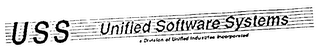 USS UNIFIED SOFTWARE SYSTEMS A DIVISION OF UNIFIED INDUSTRIES INCORPORATED