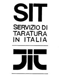 SIT SERVIZIO DI TARATURA IN ITALIA