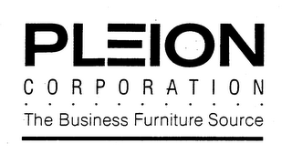 PLEION CORPORATION THE BUSINESS FURNITURE SOURCE