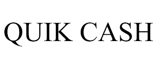 QUIK CASH trademark