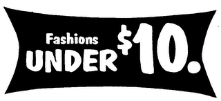 FASHIONS UNDER $10. trademark