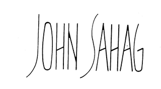 JOHN SAHAG