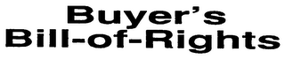BUYER'S BILL-OF-RIGHTS trademark