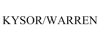 KYSOR/WARREN trademark